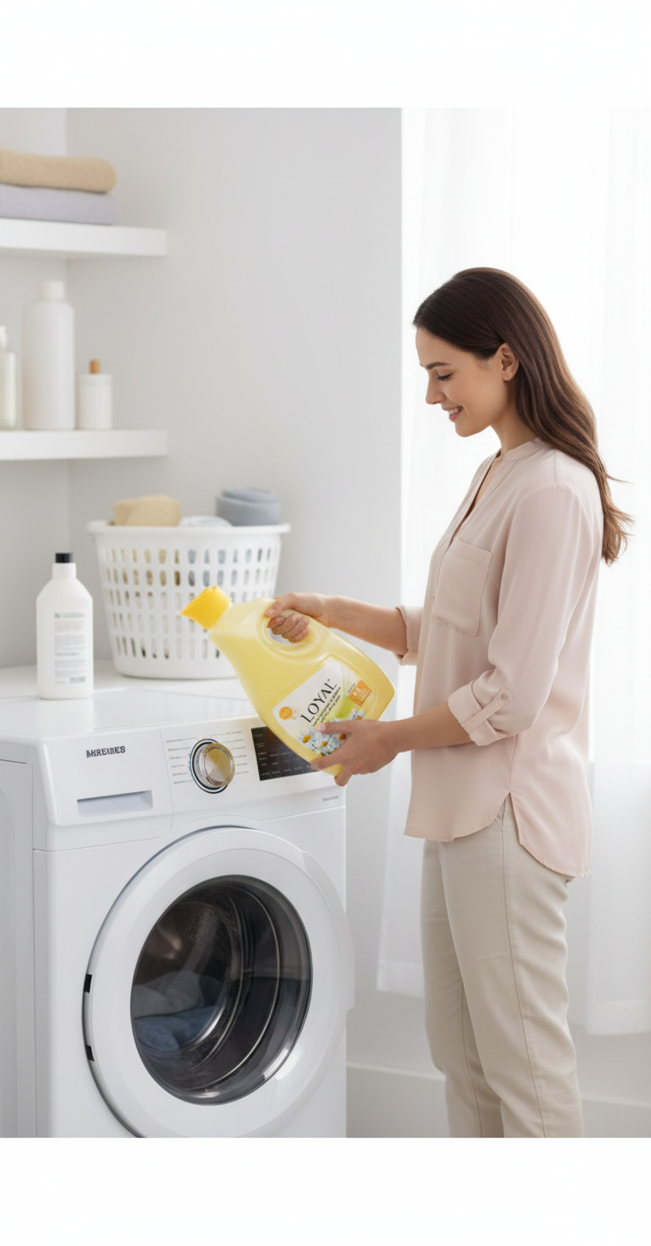 Loyal Fabric Softener & Refresher 3L Yellow Aroma De Sol-Pack of 4