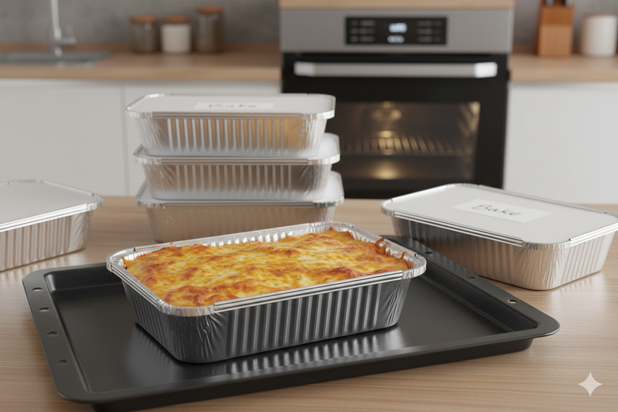 83190 حاوية ألمنيوم بغطاء 1900 سم مكعب | 250 قطعة (CTN)