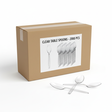 Plastic Spoon Clear 2000 PCS