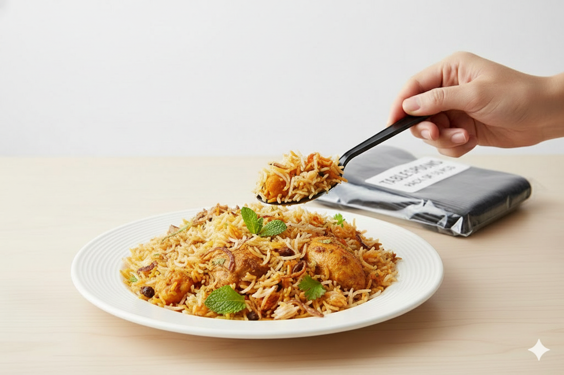 ملعقة HD سوداء 50 قطعة