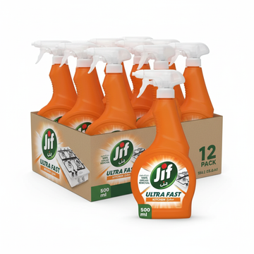 Jif Kitchen Cleaner Spray 500ML | Pack of 12