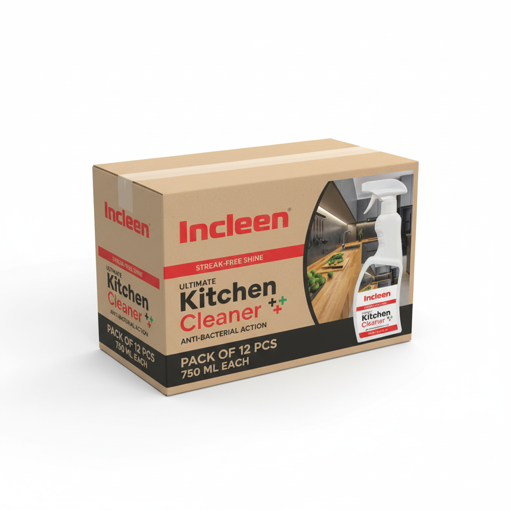 INCLEEN Kitchen Cleaner 750ML -Pack of 12