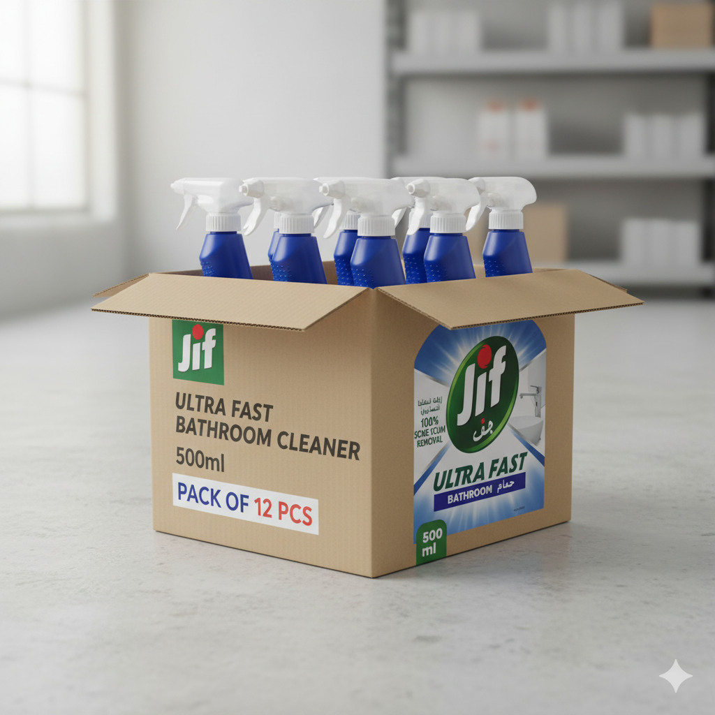 Jif Bathroom Cleaner Spray 500ML | Pack of 12