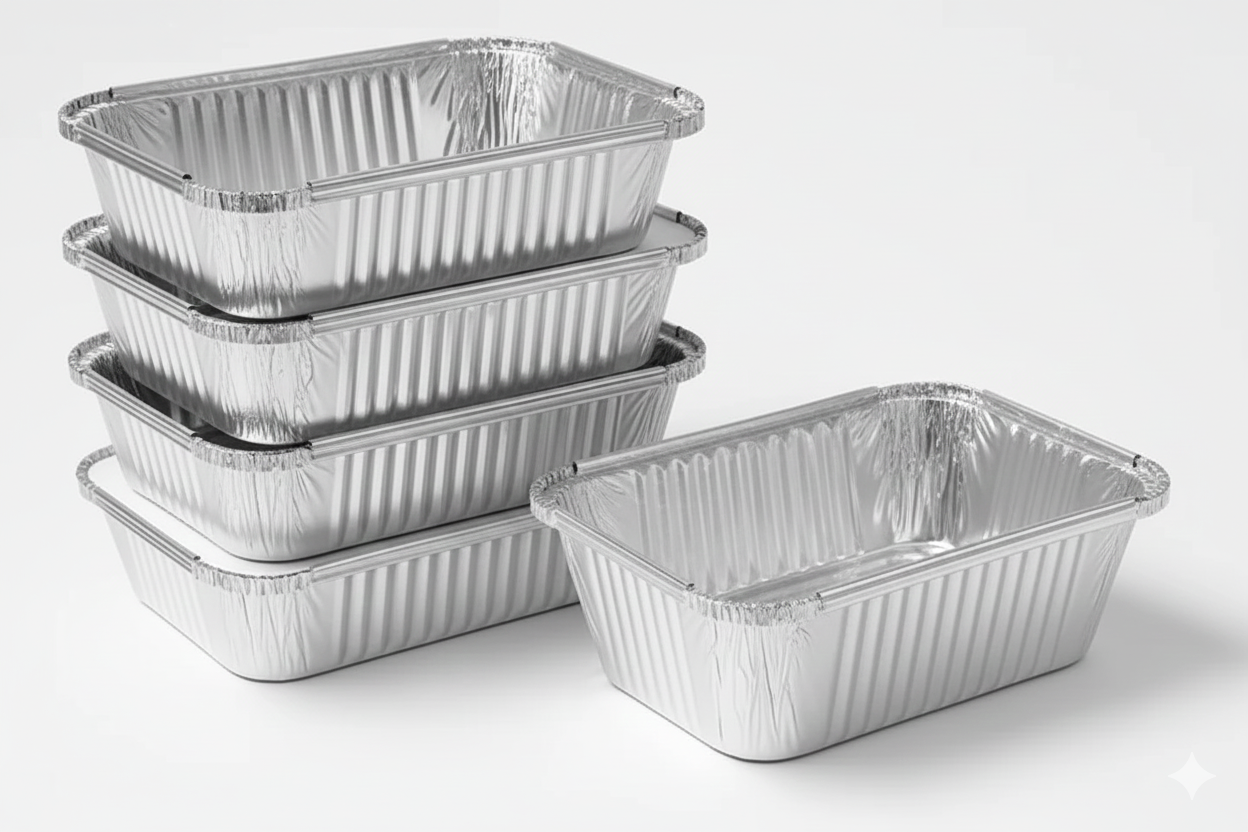 83190 حاوية ألمنيوم بغطاء 1900 سم مكعب | 250 قطعة (CTN)