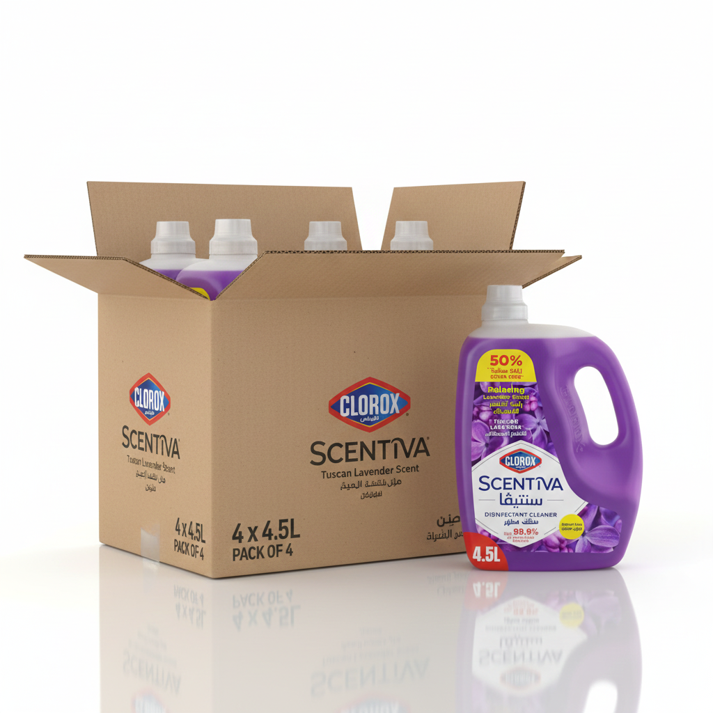 Clorox Scentiva 4.5L Tuscan Lavender   |   Pack of 4