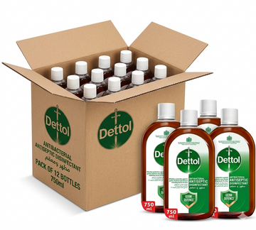 Dettol Liquid 750ML-Pack of 12