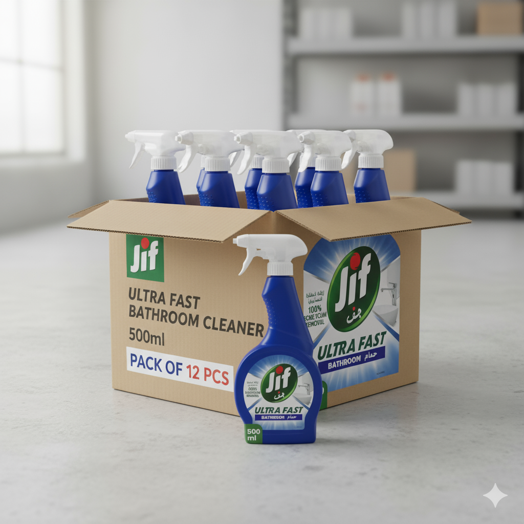 Jif Bathroom Cleaner Spray 500ML | Pack of 12