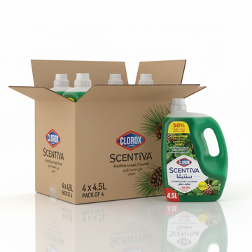 Clorox Scentiva 4.5L Mediterranean Pine Forest   |   Pack of 4