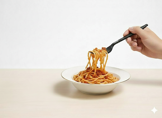 شوكة عالية التحمل سوداء - عبوة من 2000 قطعة من البولي بروبيلين