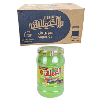 Al Emlaq Super Gel Juicy Lime 1KG |  Pack of 12