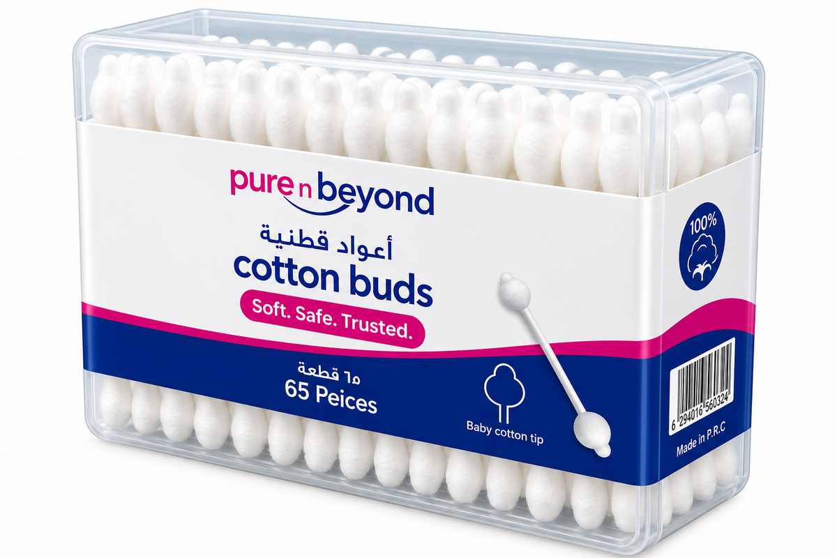 Pure n Beyond Baby Cotton Buds 65pcs