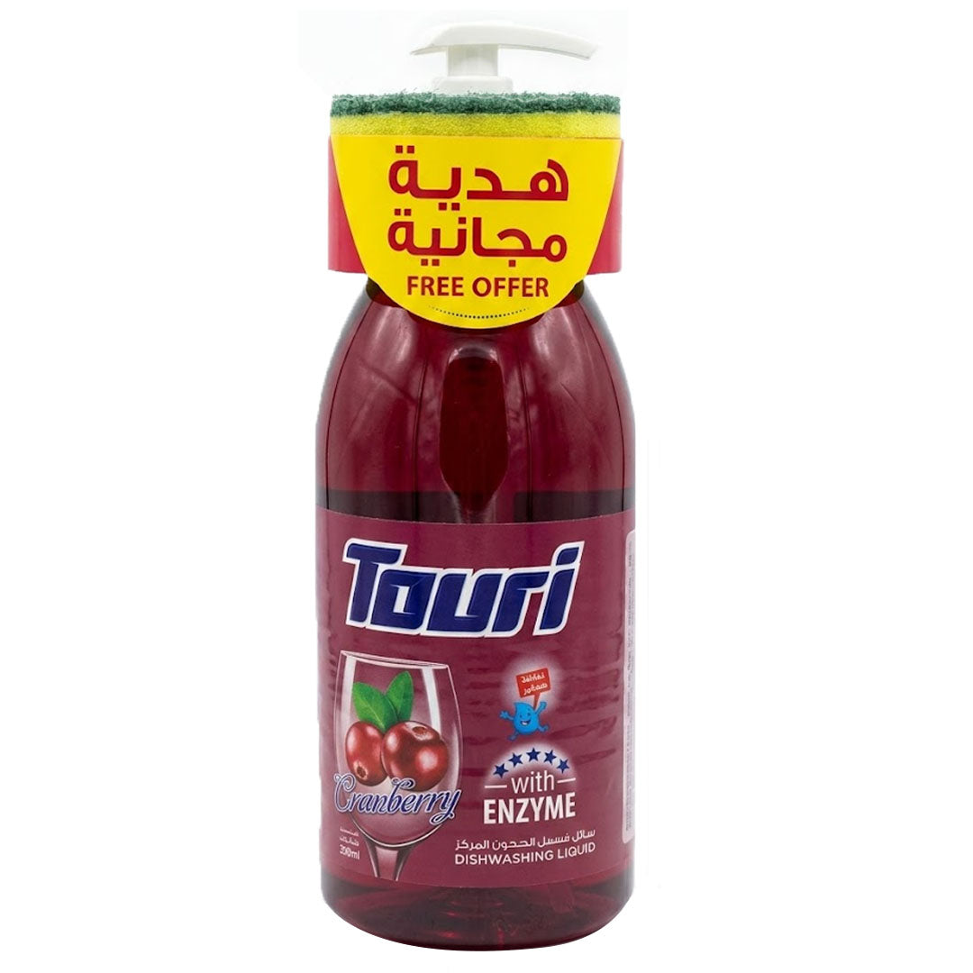 Touri  Dishwashing Liquid 1500 ml Cranberry (Pump)