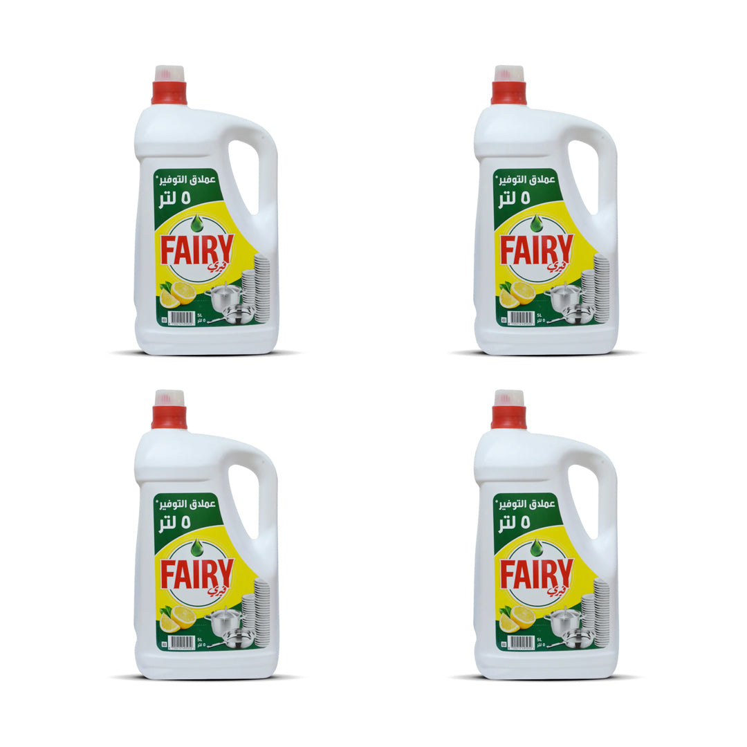 فيري ليمون 5 لتر - عبوة من 4 قطع