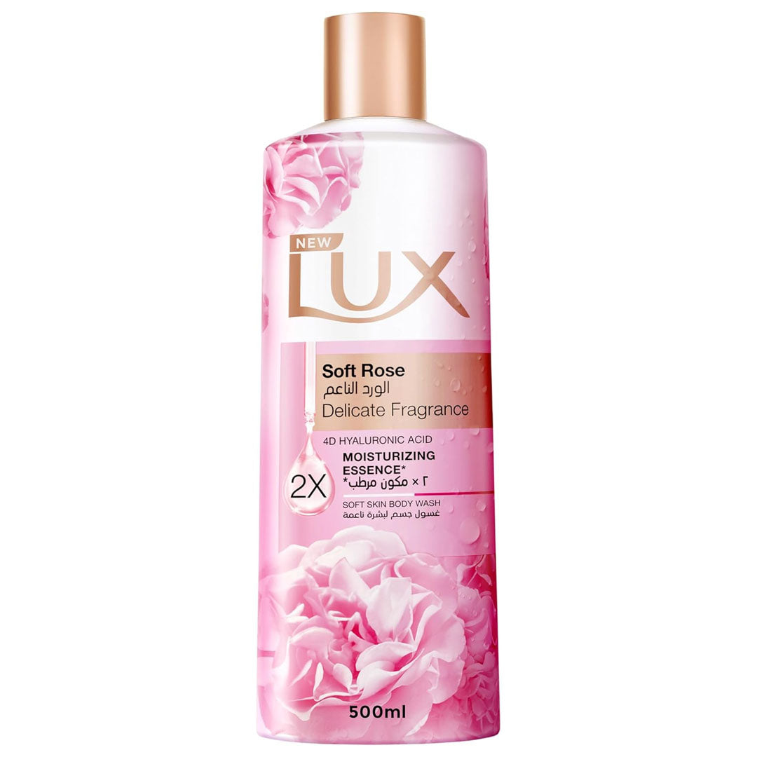 Lux Body Wash Soft Rose 500ml