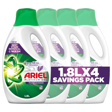 Ariel Laundry Gel 1.8L Lavender   |   Pack of 4