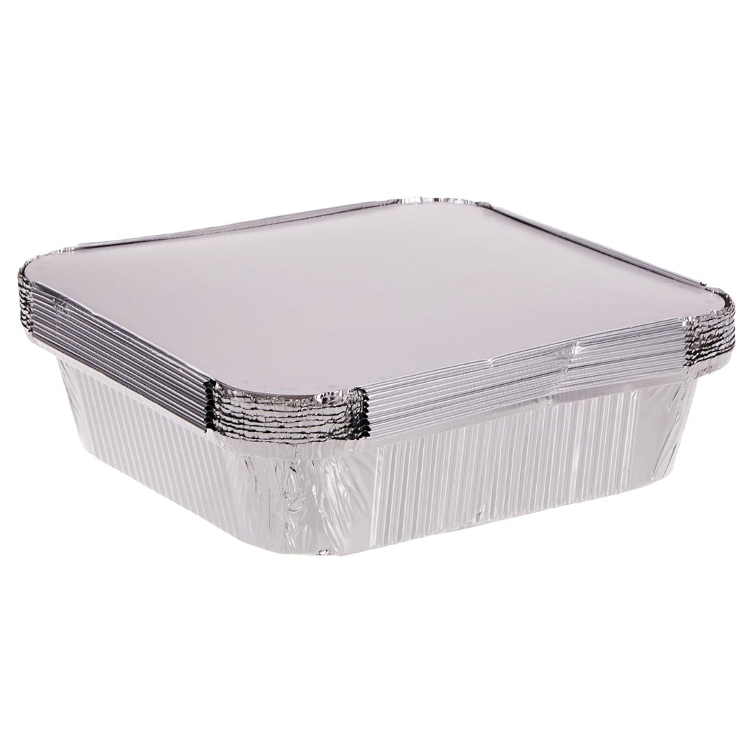 83241 Aluminum Container with Lids | Pack of 10 |