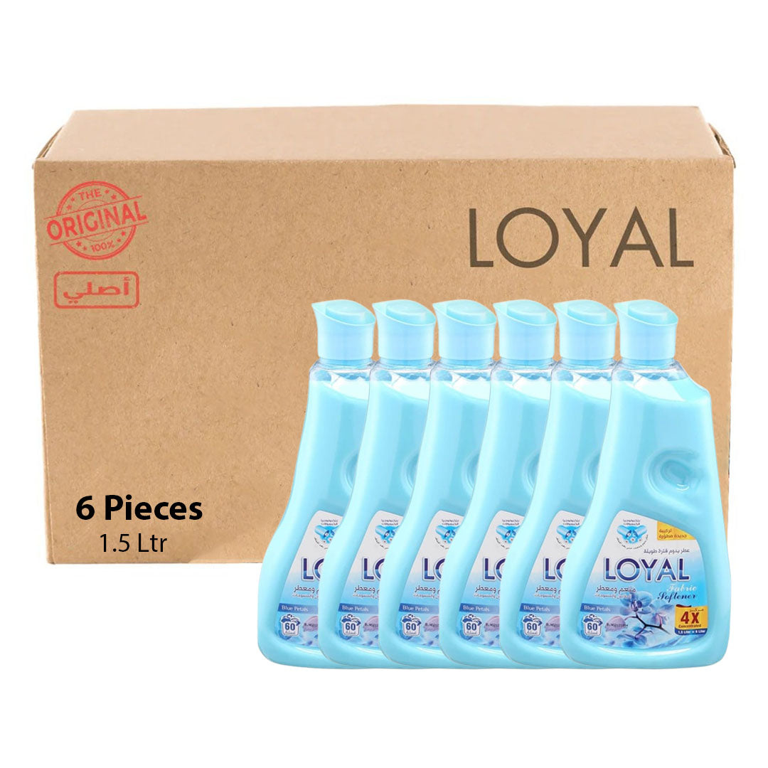 Loyal Fabric Softener 1500ML Blue Petals Pack of 6 (CTN)