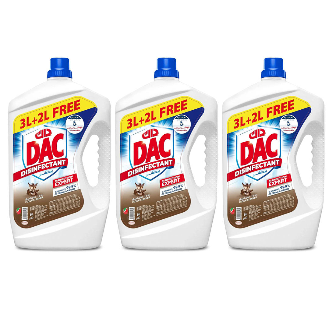 DAC Disinfectant Bakhour 5L-Pack of 3