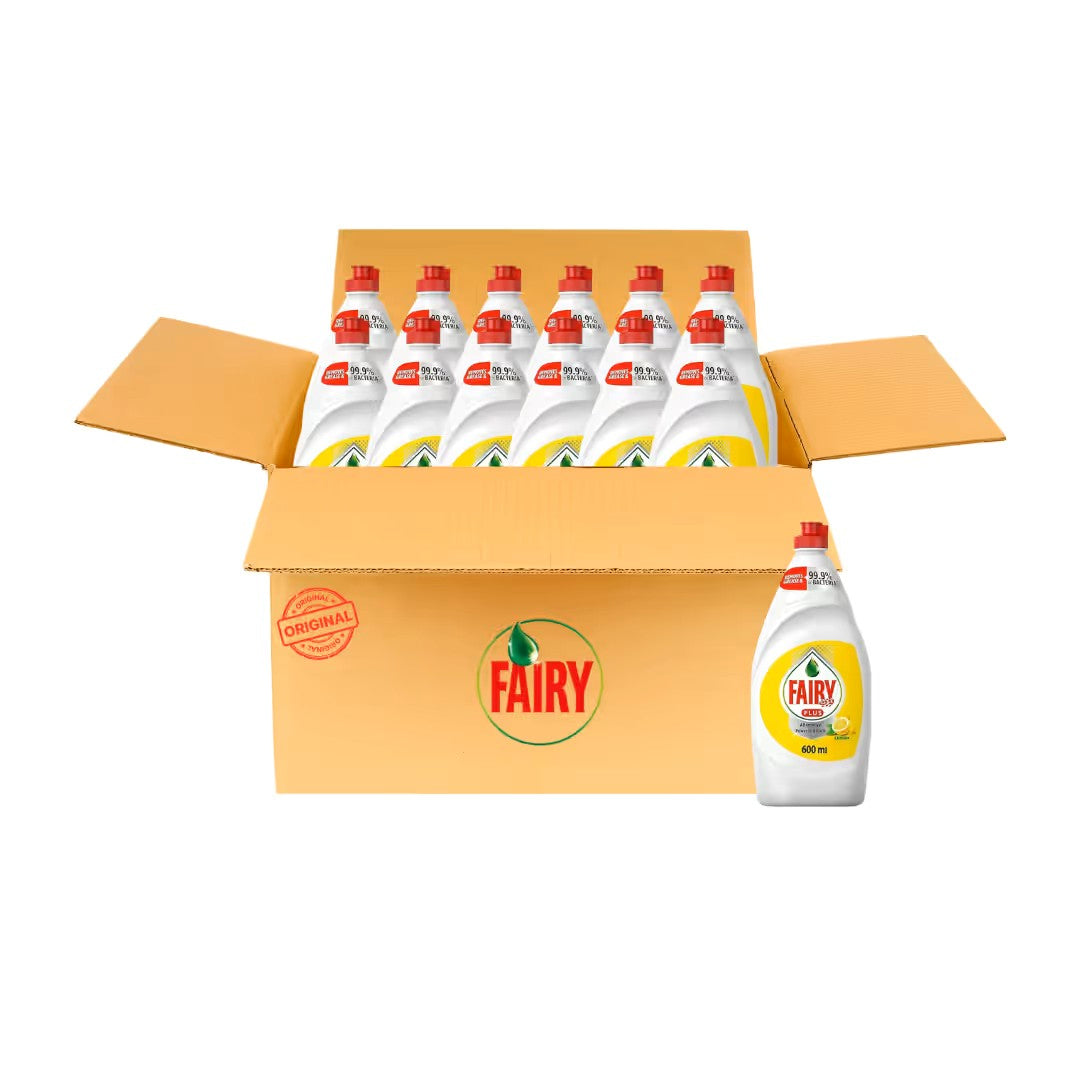 Fairy Plus Lemon 600ML | Pack of 12 (CTN)