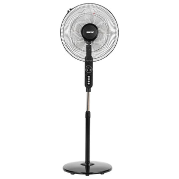 16"Stand Fan/5Leaf/60Mnt Tmr/Osc/3Spd