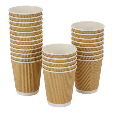 كوب ريبل 6.5 أونصة 25 قطعة ذهبي