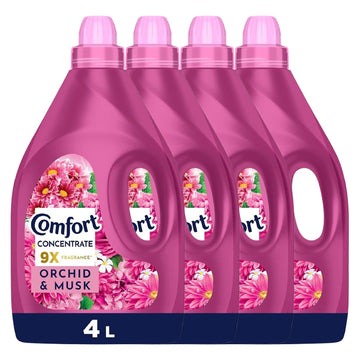 Comfort Concentrate Orchid & Musk 4L-Pack of 4
