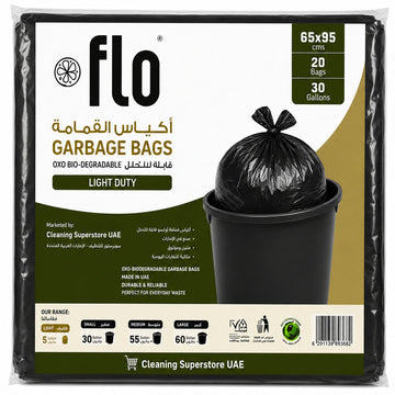 LD Garbage 20 Bag Black S | 65X95CM 30 Gallons