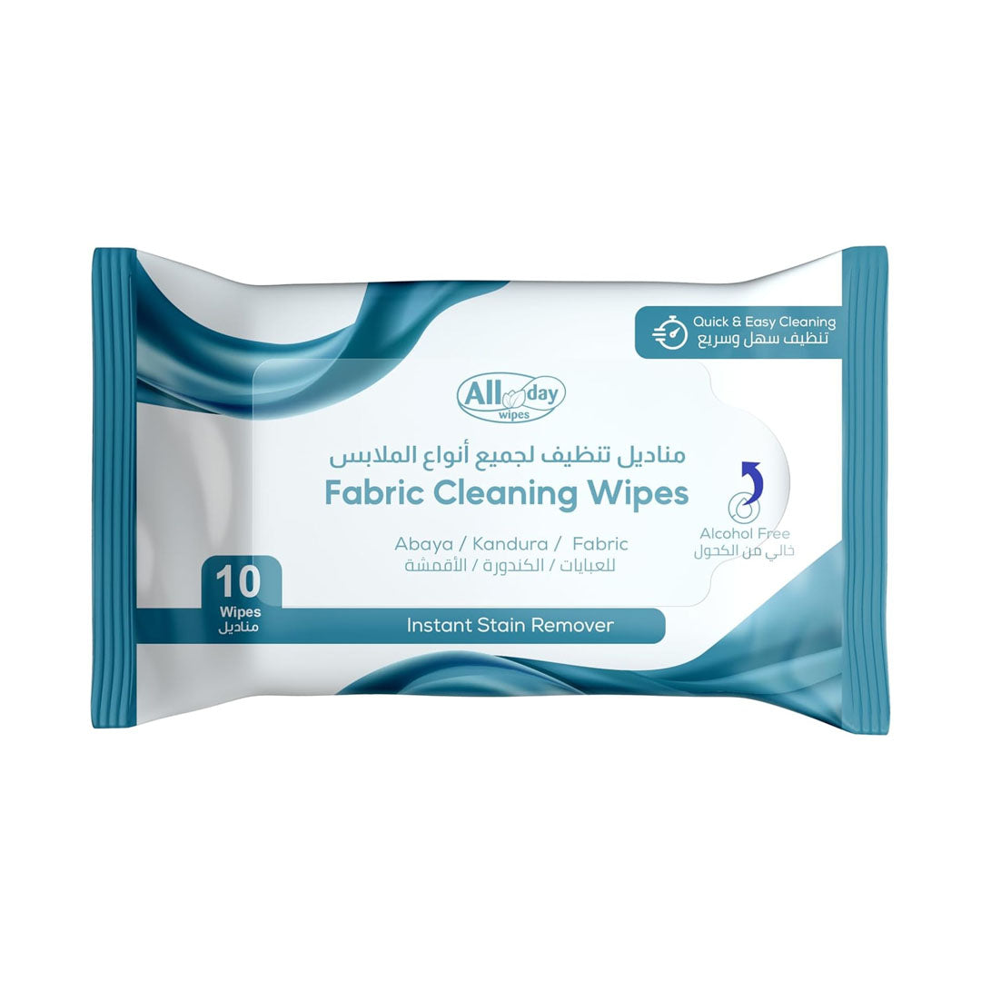 All Day Fabric Clean Wipes 10s