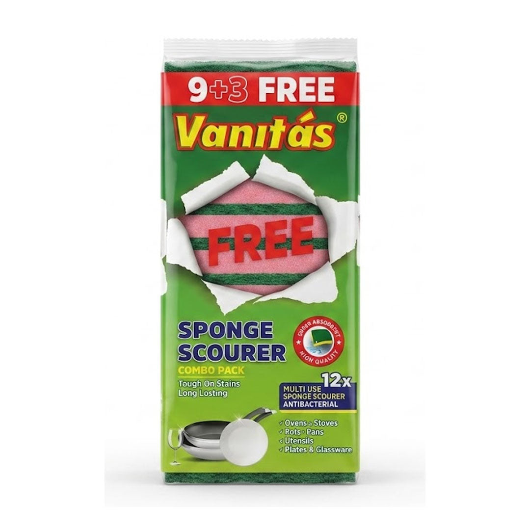 SPONGE SCOURER COMBO 9+3 PCS FREE
