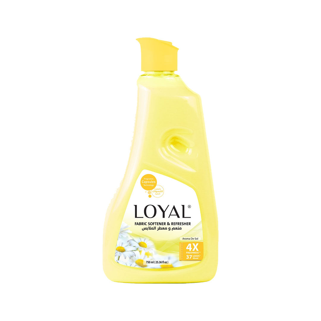 Loyal Fabric Softener 750ML Yellow Aroma De Sol