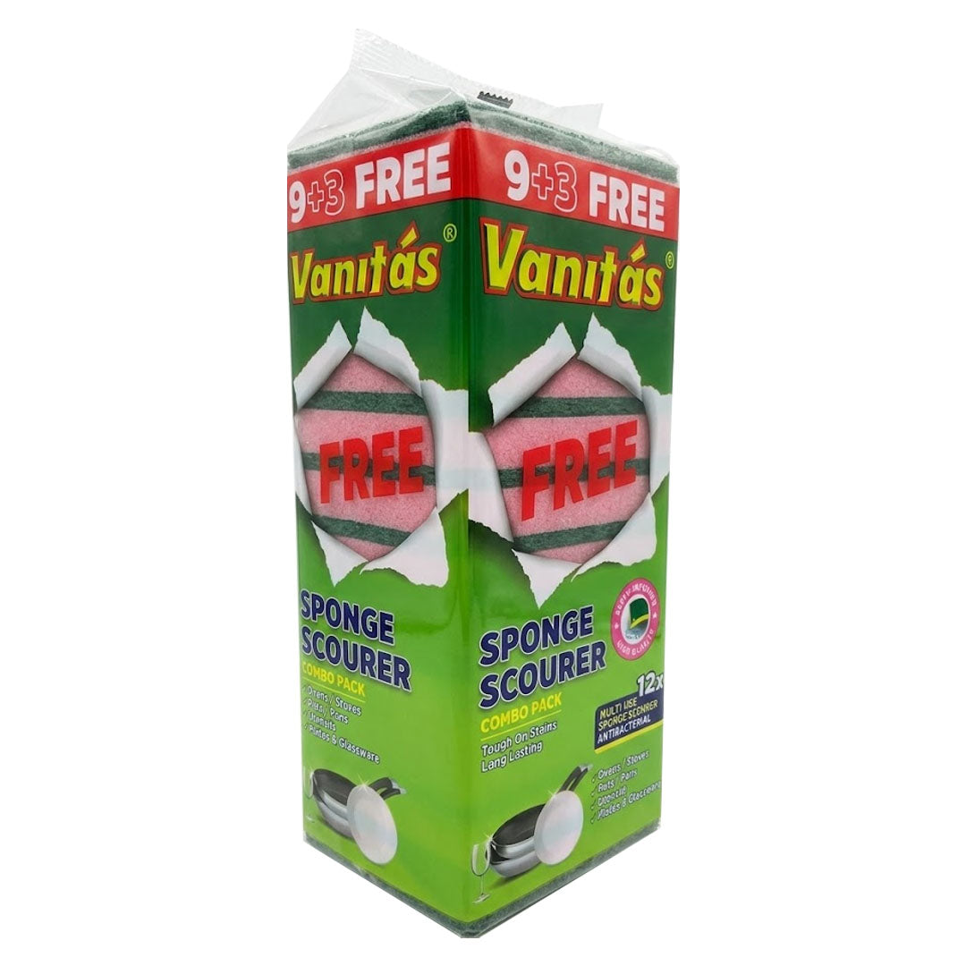 SPONGE SCOURER COMBO 9+3 PCS FREE