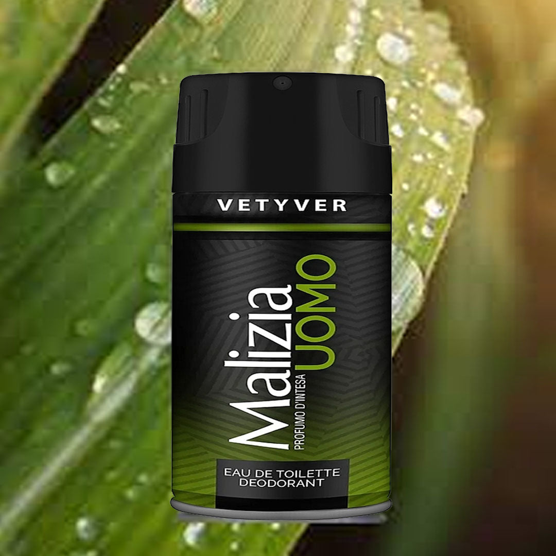 Malizia Uomo Doedorant Vetyver 150ml