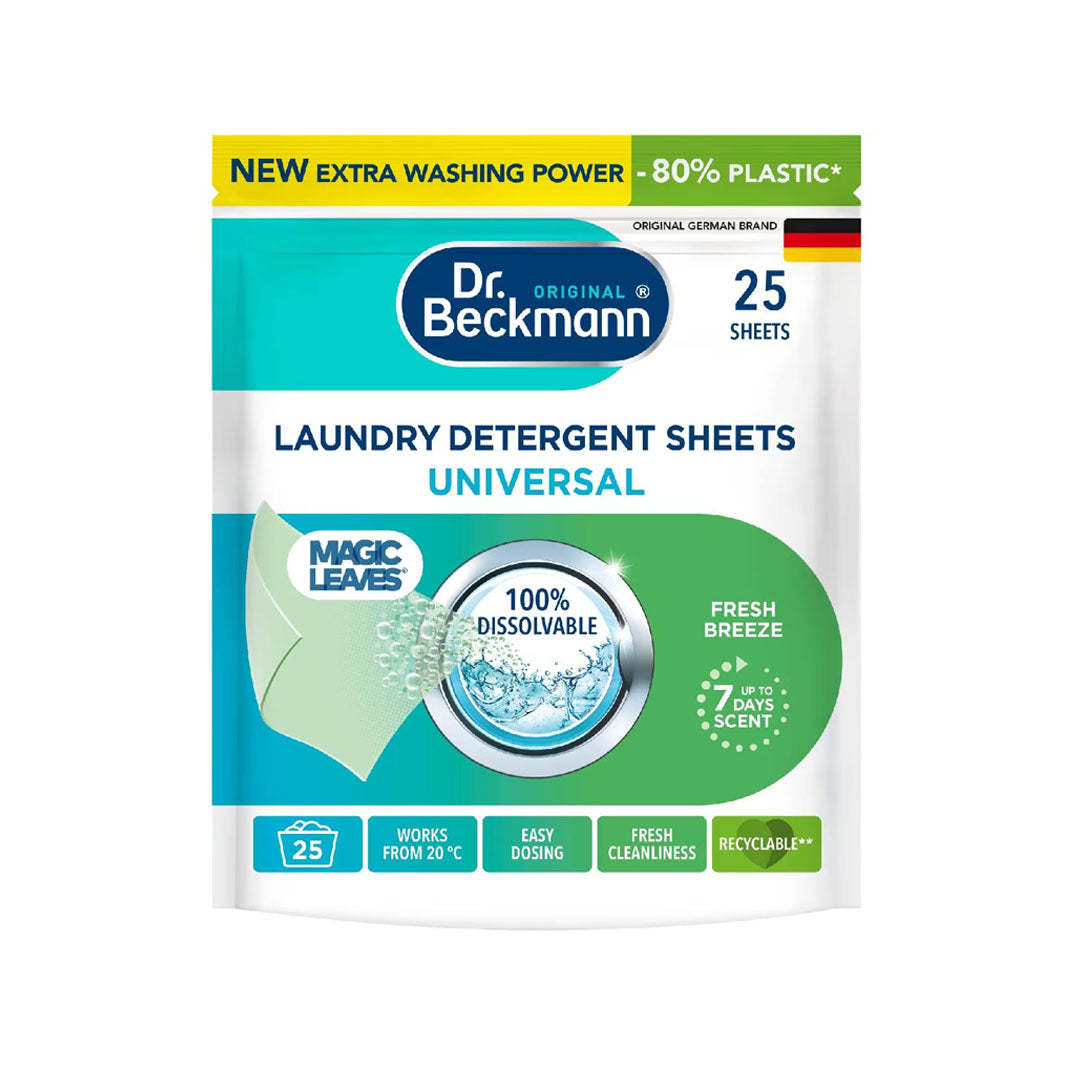 Dr. Beckmann ML-Detergent Sheet Universal 25s(Fresh Breeze)