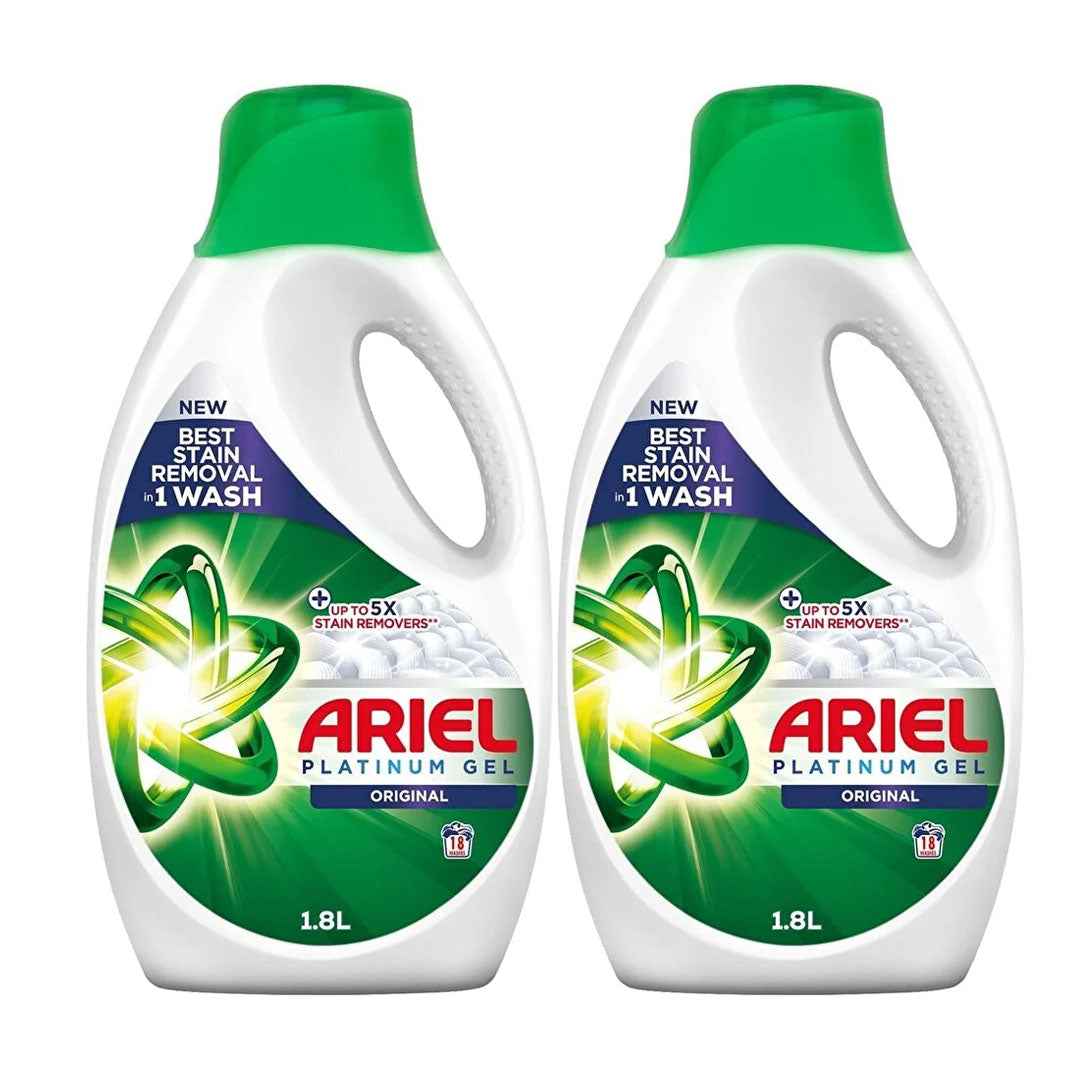 Ariel Laundry Gel 1.8L Original (Twin Pack)