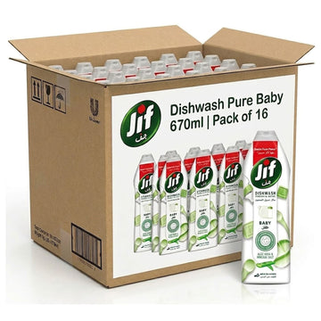 Jif Dishwash Pure Baby 670ml | Pack of 16