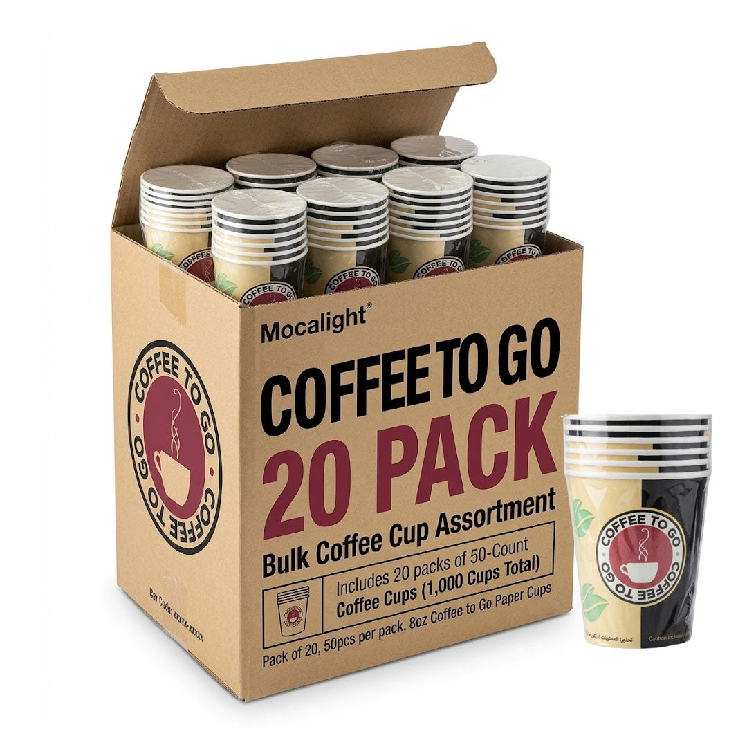 KP Paper Cup 8oz 50pcs ( Coffee to Go )-Pack of 20
