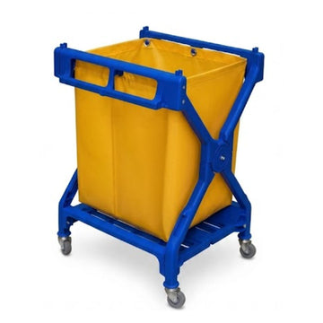 X Shape Plastic Laudry Cart