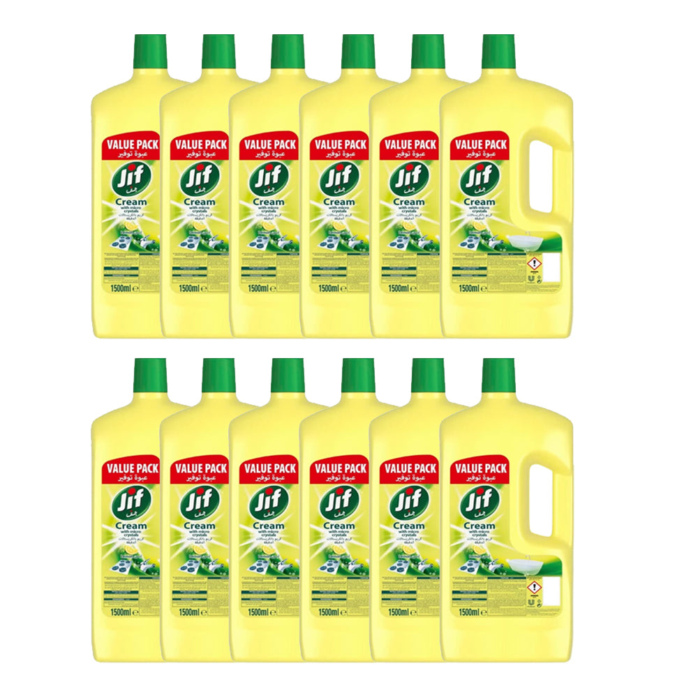 Jif Cream Lemon 1500ML | Pack of 12 (CTN)