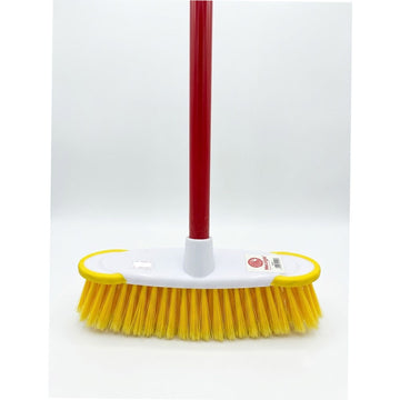 Broom Plastic FT1010  - Wooden Stick TRD