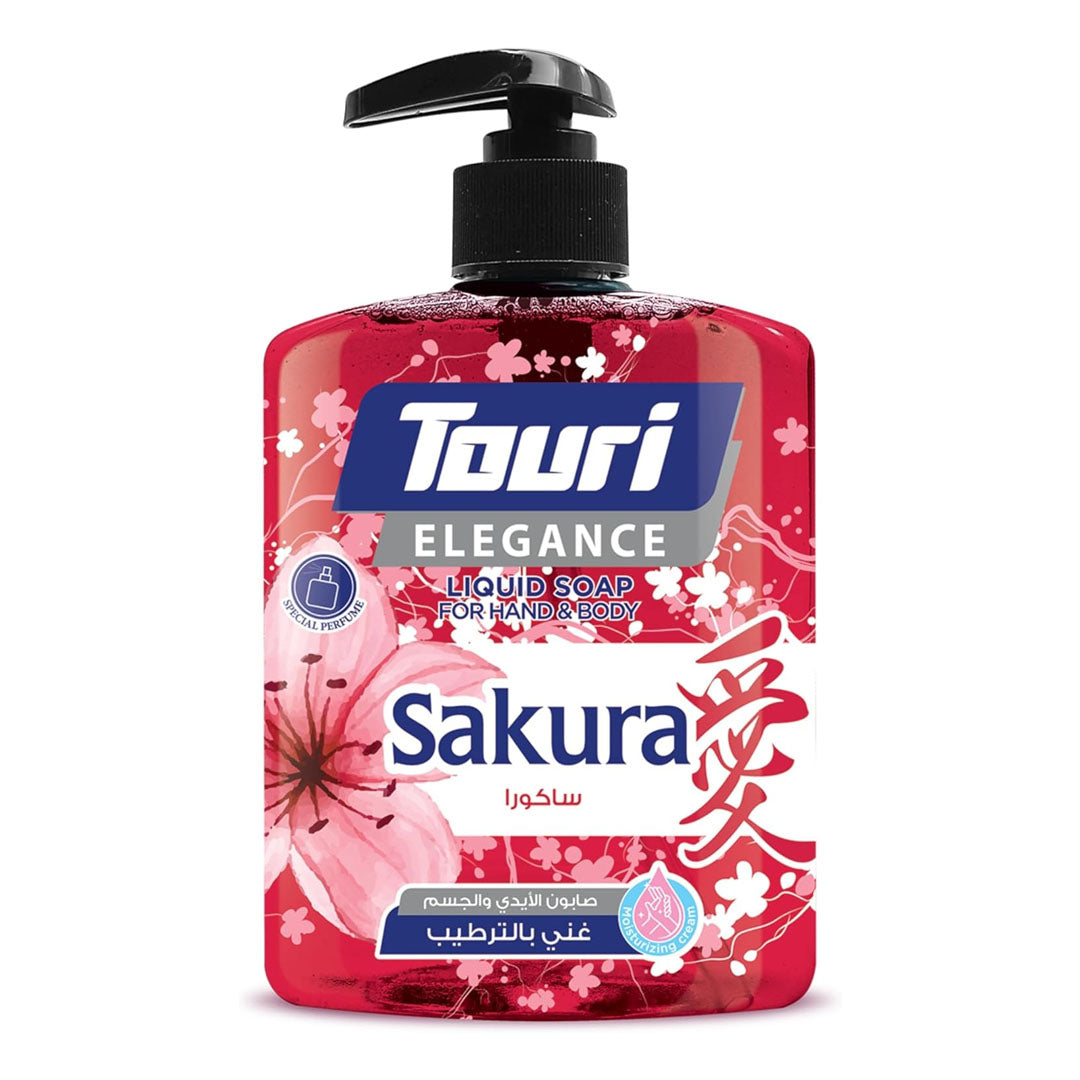 Touri Liquid Hand Soap 500 ml (ELEGANCE) SAKORA