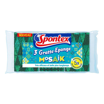 SP GRATTE EPONGE MOSAIK SPONGES 3PCS
