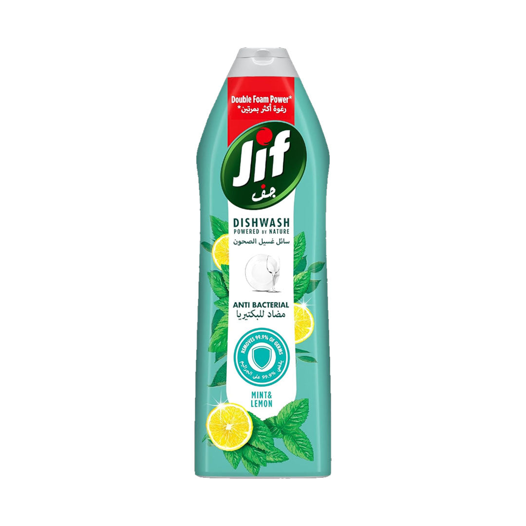 Jif Dishwash Antibacterial 670ml lemon & mint