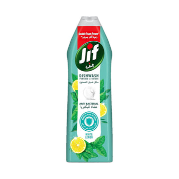 Jif Dishwash Antibacterial 670ml lemon & mint