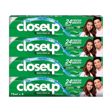 Closeup Ever Fresh Menthol 75ml-Pack of 4