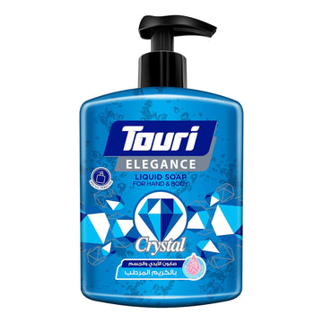 Touri ELEGANCE Liquid Soap Hand & Body 500ml Crystal