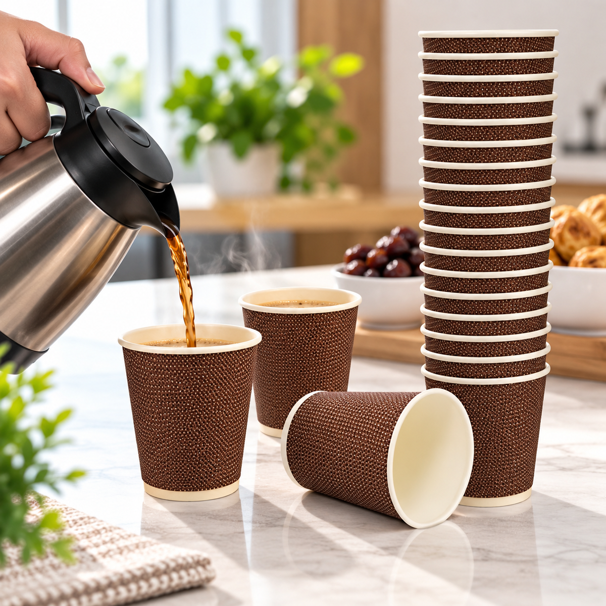 Ripple cup 8oz  Checks 25PCS