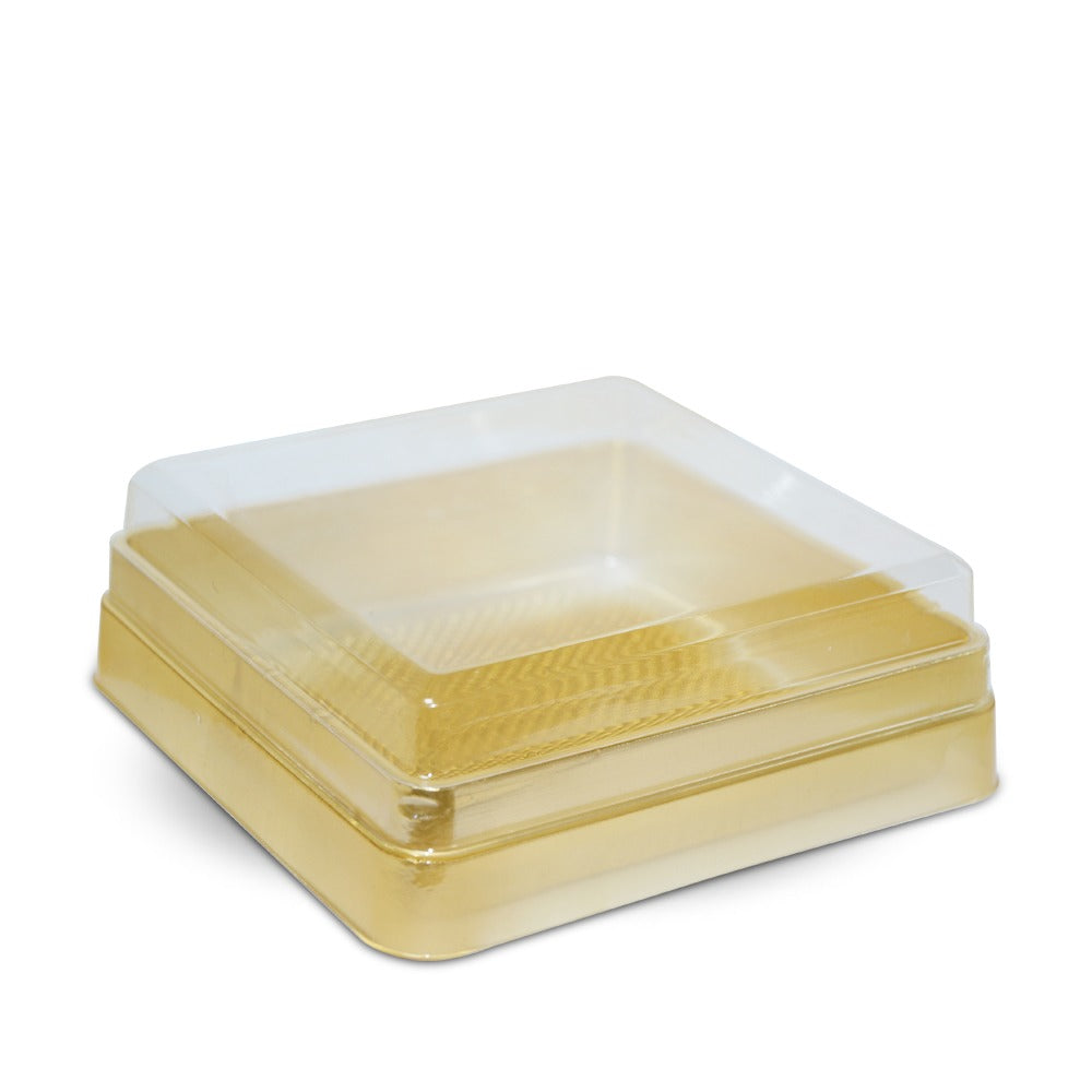 Plastic Cake Box - 13X13cm  #JS-68135