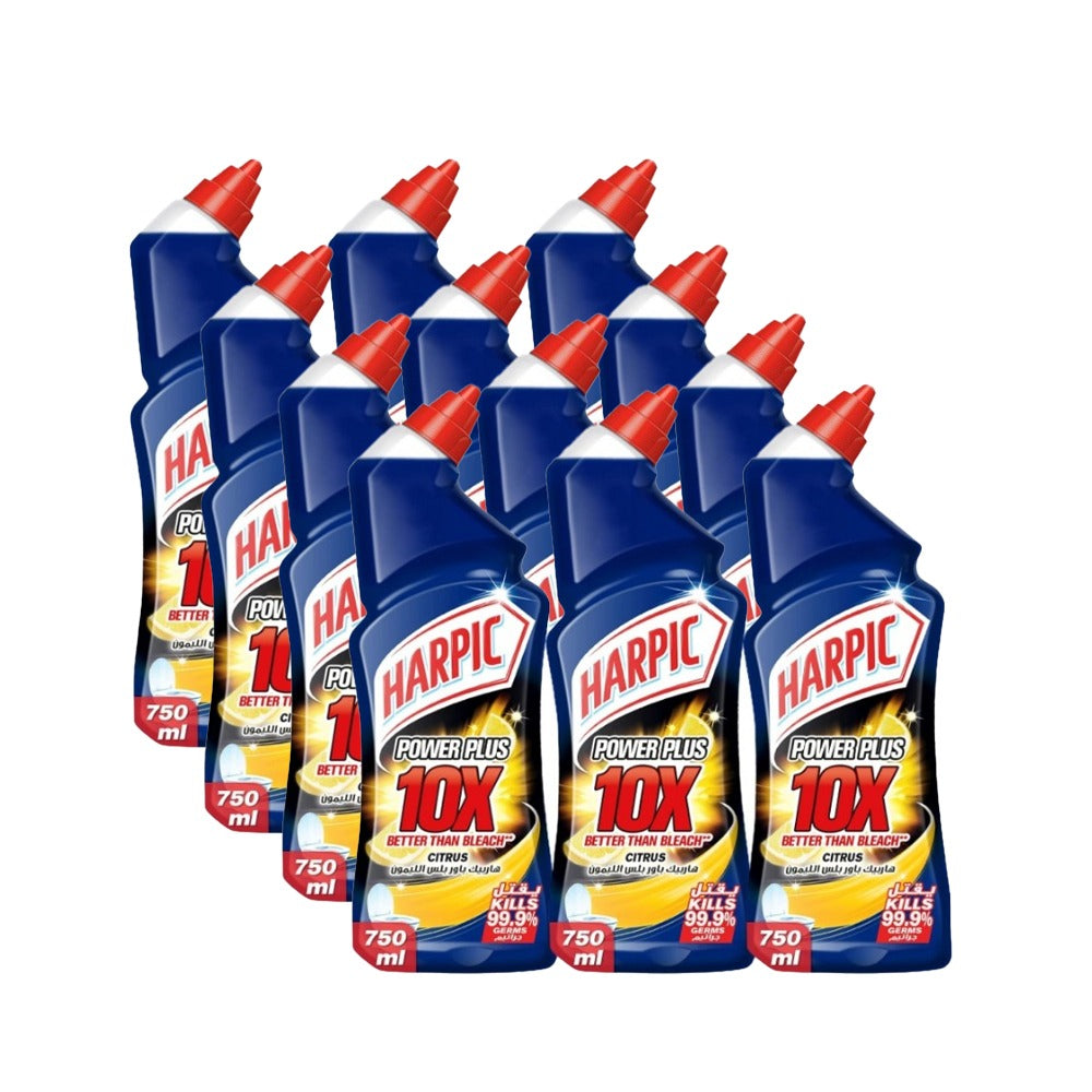 هاربيك باور بلس منظف المراحيض بالحمضيات 750 مل - | عبوة من 12 | الشركة التونسية للملاحة