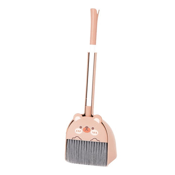 مكنسة مع مجرفة