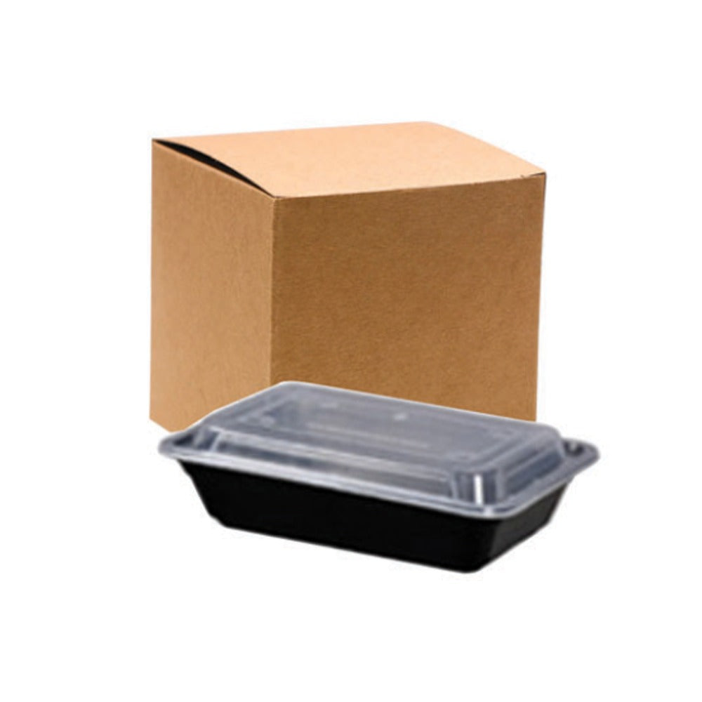 Micro. Cont. Rec. Black 28oz-Pack of 150